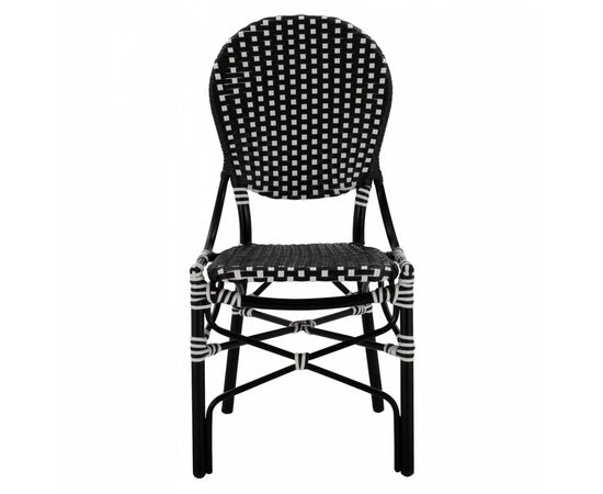ΚΑΡΕΚΛΑ ΑΛΟΥΜΙΝΙΟΥ BAMBOO LOOK ΜΕ WICKER ΜΑΥΡΟ ΛΕΥΚΟ HM5792.02 46x60x96 εκ. - ΚΑΡΕΚΛΕΣ - ΠΟΛΥΘΡΟΝΕΣ στο Milonadakis.gr