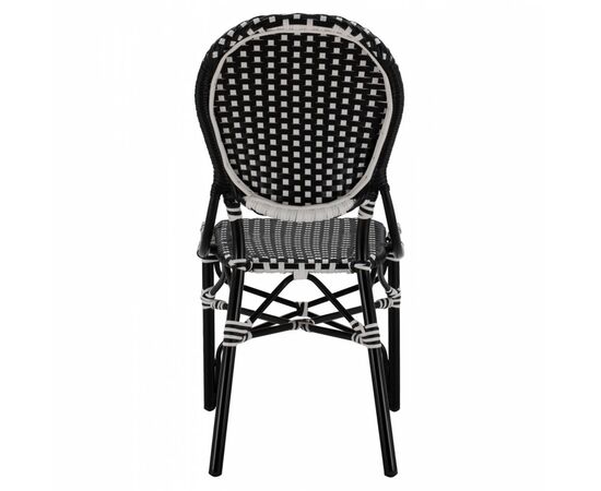 ΚΑΡΕΚΛΑ ΑΛΟΥΜΙΝΙΟΥ BAMBOO LOOK ΜΕ WICKER ΜΑΥΡΟ ΛΕΥΚΟ HM5792.02 46x60x96 εκ. - ΚΑΡΕΚΛΕΣ - ΠΟΛΥΘΡΟΝΕΣ στο Milonadakis.gr
