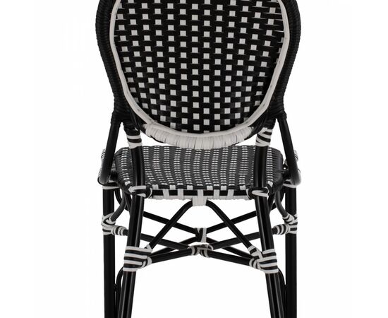 ΚΑΡΕΚΛΑ ΑΛΟΥΜΙΝΙΟΥ BAMBOO LOOK ΜΕ WICKER ΜΑΥΡΟ ΛΕΥΚΟ HM5792.02 46x60x96 εκ. - ΚΑΡΕΚΛΕΣ - ΠΟΛΥΘΡΟΝΕΣ στο Milonadakis.gr