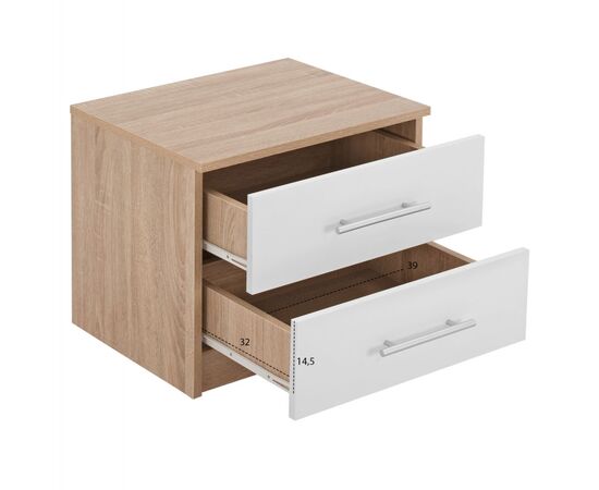 ΚΟΜΟΔΙΝΟ ΜΕΛΑΜΙΝΗΣ HM2220.06 SONAMA - ΛΕΥΚΟ 48x40,5x41,5 εκ. - ΚΟΜΟΔΙΝΑ στο Milonadakis.gr