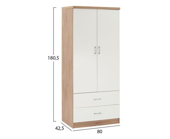 ΝΤΟΥΛΑΠΑ 2ΦΥΛΛΗ ME 2 ΣΥΡΤΑΡΙΑ REINA HM338.06 SONAMA-ΛΕΥΚΗ 80Χ42,5Χ180,5Υ εκ. - ΝΤΟΥΛΑΠΕΣ στο Milonadakis.gr
