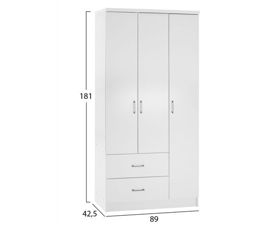 ΝΤΟΥΛΑΠΑ 3ΦΥΛΛΗ ME 2 ΣΥΡΤΑΡΙΑ CAESAR HM340.05 ΛΕΥΚΗ 89x42,5x181 εκ. - ΝΤΟΥΛΑΠΕΣ στο Milonadakis.gr