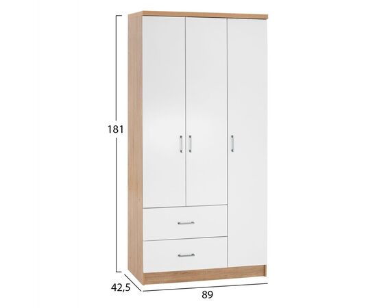 ΝΤΟΥΛΑΠΑ 3ΦΥΛΛΗ ME 2 ΣΥΡΤΑΡΙΑ CAESAR HM340.06 SONAMA - ΛΕΥΚO 89x42,5x181 εκ. - ΝΤΟΥΛΑΠΕΣ στο Milonadakis.gr