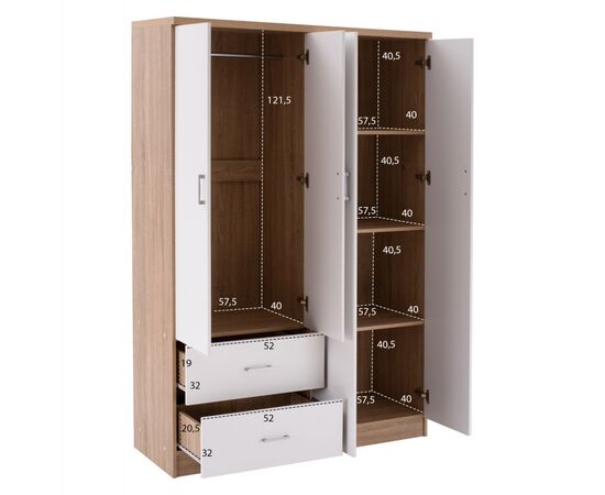 ΝΤΟΥΛΑΠΑ 4ΦΥΛΛΗ ME 2 ΣΥΡΤΑΡΙΑ BLAKELY HM339.06 SONAMA ΛΕΥΚΗ 120Χ42,5Χ180,5 εκ. - ΝΤΟΥΛΑΠΕΣ στο Milonadakis.gr