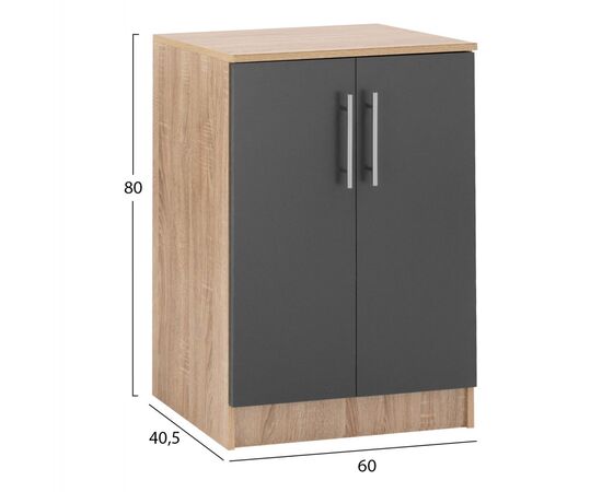 ΠΑΠΟΥΤΣΟΘΗΚΗ ΝΤΟΥΛΑΠΙ ΞΥΛΙΝΗ EMERIE HM2206.04 SONAMA-ΓΚΡΙ 60X40,5X80 εκ. - ΝΤΟΥΛΑΠΙΑ - ΠΑΠΟΥΤΣΟΘΗΚΕΣ στο Milonadakis.gr