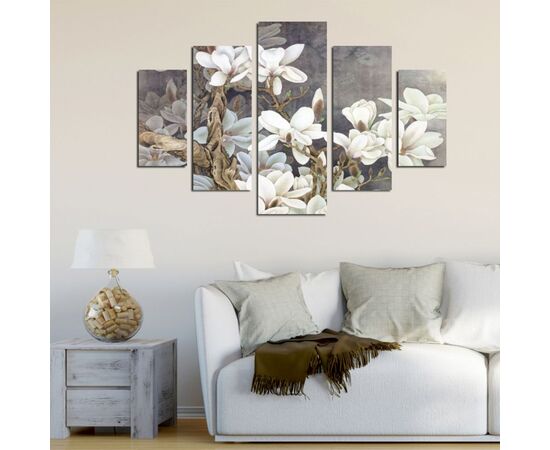ΠΕΝΤΑΠΤΥΧΟΣ ΠΙΝΑΚΑΣ MDF MAGNOLIA KOBUS HM7207.01 82X56x0,3 εκ. - ΠΙΝΑΚΕΣ στο Milonadakis.gr
