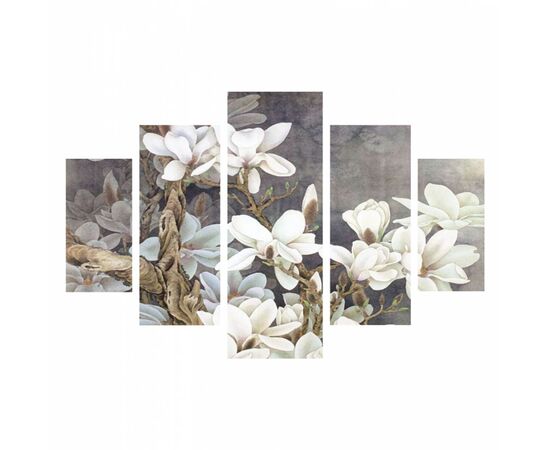 ΠΕΝΤΑΠΤΥΧΟΣ ΠΙΝΑΚΑΣ MDF MAGNOLIA KOBUS HM7207.01 82X56x0,3 εκ. - ΠΙΝΑΚΕΣ στο Milonadakis.gr