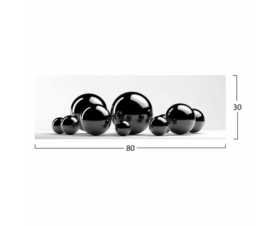 ΠΙΝΑΚΑΣ ΚΑΜΒΑΣ BLACK AND WHITE HM7198.02 80x3x30 εκ. - ΠΙΝΑΚΕΣ στο Milonadakis.gr