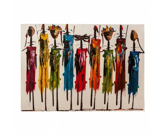 ΠΙΝΑΚΑΣ ΚΑΜΒΑΣ COLORFUL AFRICAN ART HM7197.02 100X3X70 εκ. - ΠΙΝΑΚΕΣ στο Milonadakis.gr
