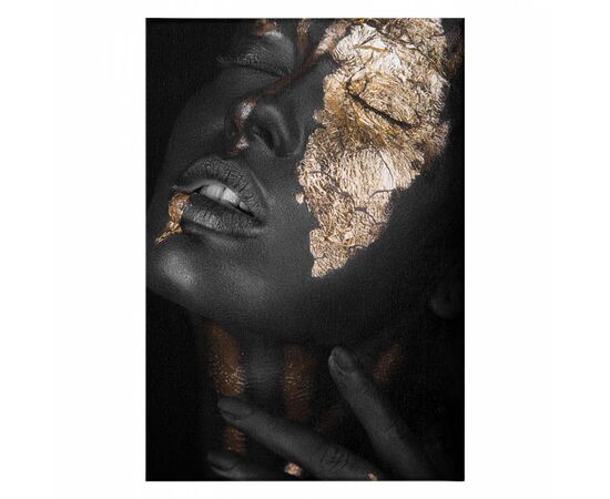 ΠΙΝΑΚΑΣ ΚΑΜΒΑΣ DARK SKINNED GIRL WITH GOLD MAKEUP HM7196.01 50X3X70 εκ. - ΠΙΝΑΚΕΣ στο Milonadakis.gr