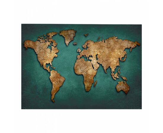 ΠΙΝΑΚΑΣ ΚΑΜΒΑΣ WORLD MAP HM7197.01 100X3X70 εκ. - ΠΙΝΑΚΕΣ στο Milonadakis.gr