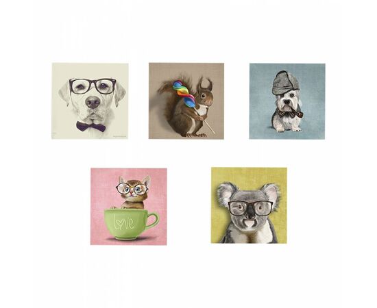 ΠΙΝΑΚΑΣ ΠΕΝΤΑΠΤΥΧΟ MDF CLEVER PETS HM7205.01 75X0,3X15 εκ. - ΠΙΝΑΚΕΣ στο Milonadakis.gr