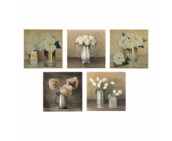 ΠΙΝΑΚΑΣ ΠΕΝΤΑΠΤΥΧΟ MDF ROMANTIC FLOWERS HM7205.02 75X0,3X15 εκ. - ΠΙΝΑΚΕΣ στο Milonadakis.gr