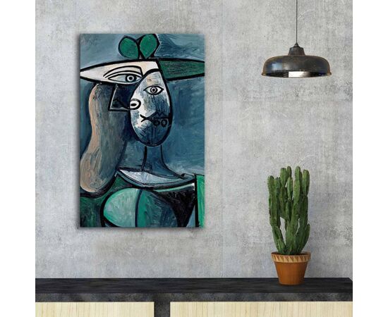 ΠΙΝΑΚΑΣ ΤΥΠΟΥ WOMAN WITH GREEN HAT HM7193.01 45X70X3 εκ. - ΠΙΝΑΚΕΣ στο Milonadakis.gr
