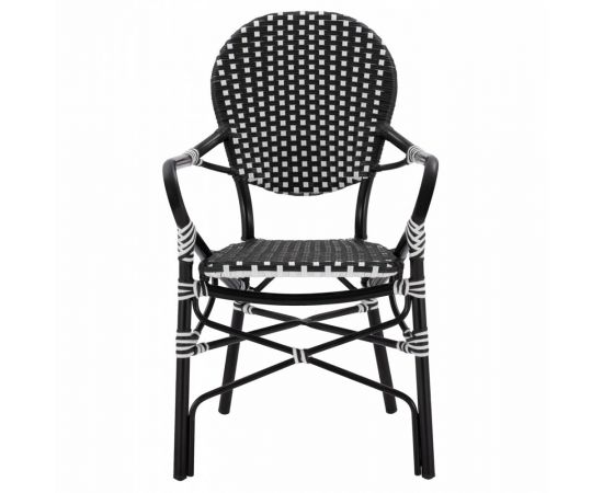 ΠΟΛΥΘΡΟΝΑ ΑΛΟΥΜΙΝΙΟΥ BAMBOO LOOK ΜΕ ΜΑΥΡΟ ΛΕΥΚΟ WICKER HM5793.02 56X63X96Y εκ. - ΚΑΡΕΚΛΕΣ - ΠΟΛΥΘΡΟΝΕΣ στο Milonadakis.gr