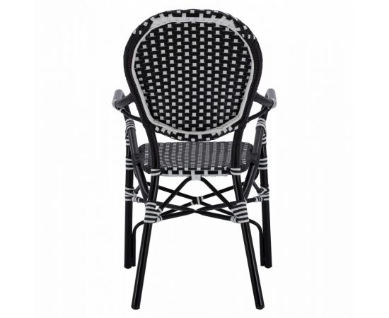 ΠΟΛΥΘΡΟΝΑ ΑΛΟΥΜΙΝΙΟΥ BAMBOO LOOK ΜΕ ΜΑΥΡΟ ΛΕΥΚΟ WICKER HM5793.02 56X63X96Y εκ. - ΚΑΡΕΚΛΕΣ - ΠΟΛΥΘΡΟΝΕΣ στο Milonadakis.gr