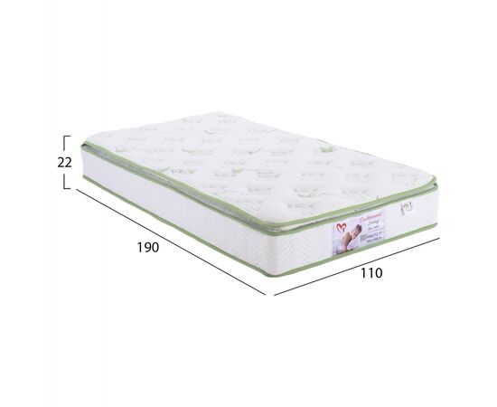 ΣΤΡΩΜΑ CONTINUOUS SPRING ΑΝΩΣΤΡΩΜΑ ALOE VERA 110X190 HM372.12 ΜΟΝΗΣ ΟΨΗΣ - CONTINUOUS SPRING στο Milonadakis.gr