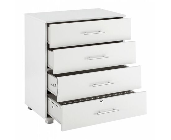 ΣΥΡΤΑΡΙΕΡΑ ΜΕΛΑΜΙΝΗΣ BRIANA HM2204.05 ME 4 ΣΥΡΤΑΡΙΑ ΛΕΥΚΗ 75x40x83Y εκ. - ΣΥΡΤΑΡΙΕΡΕΣ - ΤΟΥΑΛΕΤΕΣ στο Milonadakis.gr