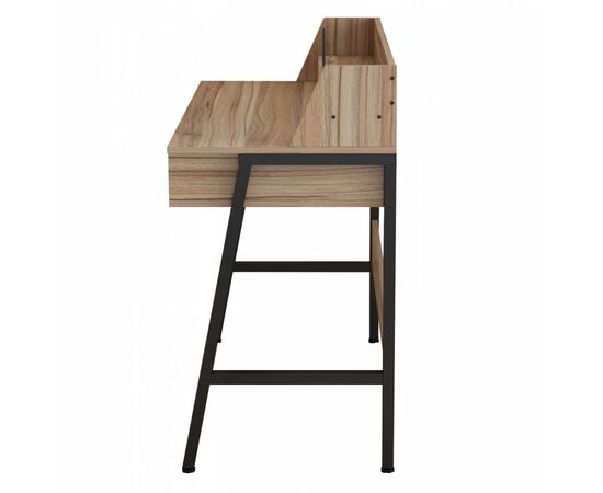 ΓΡΑΦΕΙΟ OLIVIER HM2129.02 ΜΕΛΑΜΙΝΗ ΣΕ ΚΑΡΥΔΙ-ΜΑΥΡΟ-ΜΑΥΡΟΣ ΜΕΤΑΛΛΙΚΟΣ ΣΚΕΛΕΤΟΣ 104x48x89Υεκ - ΓΡΑΦΕΙΑ στο Milonadakis.gr