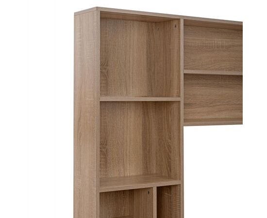 ΓΡΑΦΕΙΟ ΜΕ ΒΙΒΛΙΟΘΗΚΗ-ΡΑΦΙΕΡΑ STATUS HM2032.02 SONOMA 120X55X182 - ΓΡΑΦΕΙΑ στο Milonadakis.gr