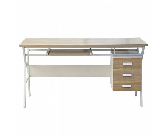 ΓΡΑΦΕΙΟ ΜΕ ΜΕΤΑΛΛΙΚΟ ΣΚΕΛΕΤΟ HM2132.01 SONAMA ΛΕΥΚΟ 150X60X76Υ εκ. - ΓΡΑΦΕΙΑ στο Milonadakis.gr