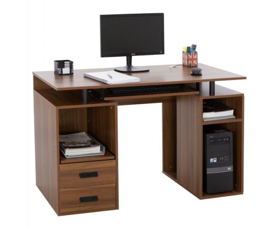 ΓΡΑΦΕΙΟ ΜΕΛΑΜΙΝΗΣ STATUS HM2026.03 WALNUT 120Χ55Χ76 εκ. - ΓΡΑΦΕΙΑ στο Milonadakis.gr