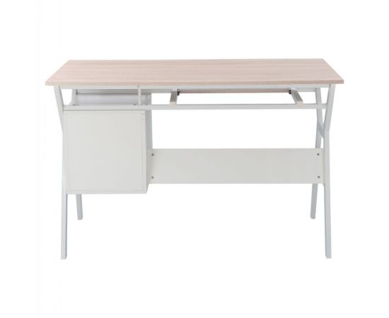 ΓΡΑΦΕΙΟ VITINO HM2130.01 ΜΕΛΑΜΙΝΗ-ΜΕΤΑΛΛΟ ΣΕ SONAMA-ΛΕΥΚΟ 120X60X76εκ. - ΓΡΑΦΕΙΑ στο Milonadakis.gr