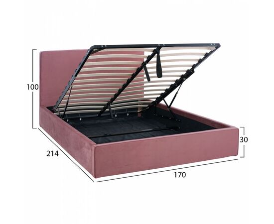 ΚΡΕΒΑΤΙ ALLIE HM584.12 160Χ200 ΜΕ ΑΠΟΘΗΚΕΥΤΙΚΟ ΧΩΡΟ ΣΑΠΙΟ ΜΗΛΟ - ΚΡΕΒΑΤΙΑ στο Milonadakis.gr