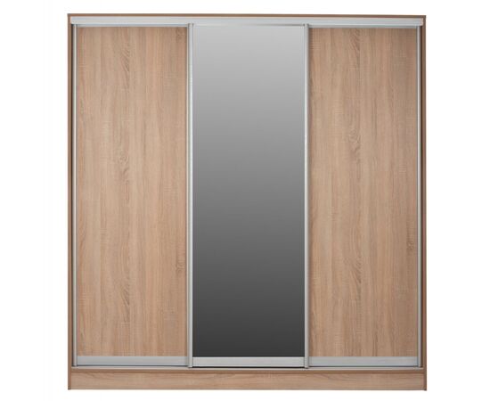 ΝΤΟΥΛΑΠΑ 3ΦΥΛΛΗ ΣΥΡΟΜΕΝΗ ΜΕ ΚΑΘΡΕΠΤΗ SONAMA OAK HM2435  200X60X210Υεκ - ΝΤΟΥΛΑΠΕΣ στο Milonadakis.gr