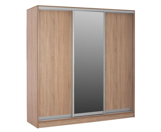 ΝΤΟΥΛΑΠΑ 3ΦΥΛΛΗ ΣΥΡΟΜΕΝΗ ΜΕ ΚΑΘΡΕΠΤΗ SONAMA OAK HM2435  200X60X210Υεκ - ΝΤΟΥΛΑΠΕΣ στο Milonadakis.gr