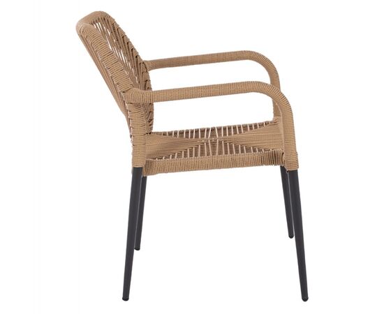 ΠΟΛΥΘΡΟΝΑ ΑΛΟΥΜΙΝΙΟΥ NOJO HM5771.02 ΓΚΡΙ ΜΕ P.E.TWIST RATTAN ΜΠΕΖ 55x63x82Y εκ. - ΚΑΡΕΚΛΕΣ - ΠΟΛΥΘΡΟΝΕΣ στο Milonadakis.gr