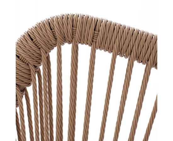 ΠΟΛΥΘΡΟΝΑ ΑΛΟΥΜΙΝΙΟΥ NOJO HM5771.02 ΓΚΡΙ ΜΕ P.E.TWIST RATTAN ΜΠΕΖ 55x63x82Y εκ. - ΚΑΡΕΚΛΕΣ - ΠΟΛΥΘΡΟΝΕΣ στο Milonadakis.gr
