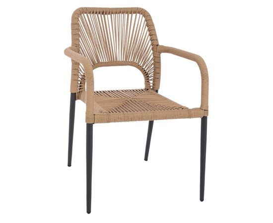 ΠΟΛΥΘΡΟΝΑ ΑΛΟΥΜΙΝΙΟΥ NOJO HM5771.02 ΓΚΡΙ ΜΕ P.E.TWIST RATTAN ΜΠΕΖ 55x63x82Y εκ. - ΚΑΡΕΚΛΕΣ - ΠΟΛΥΘΡΟΝΕΣ στο Milonadakis.gr