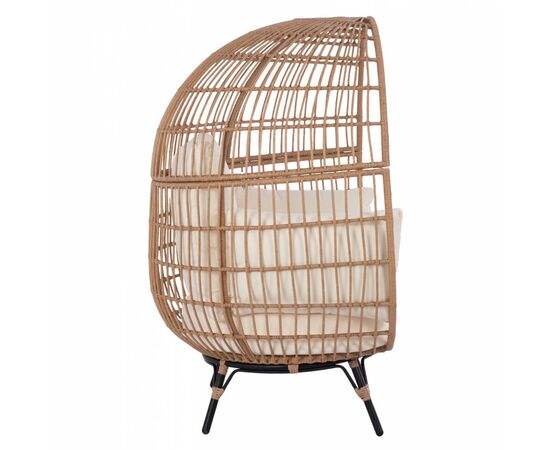 ΠΟΛΥΘΡΟΝΑ ΦΩΛΙΑ ALLEGRA HM5764 ΜΕ WICKER ΣΕ ΜΠΕΖ ΑΠΟΧΡΩΣΗ 110x85x148 εκ. - ΚΑΡΕΚΛΕΣ - ΠΟΛΥΘΡΟΝΕΣ στο Milonadakis.gr