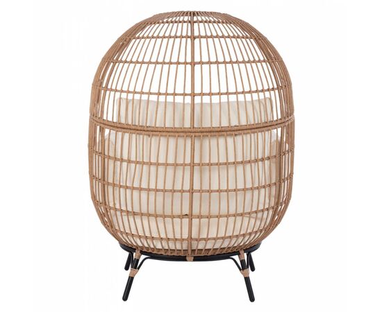 ΠΟΛΥΘΡΟΝΑ ΦΩΛΙΑ ALLEGRA HM5764 ΜΕ WICKER ΣΕ ΜΠΕΖ ΑΠΟΧΡΩΣΗ 110x85x148 εκ. - ΚΑΡΕΚΛΕΣ - ΠΟΛΥΘΡΟΝΕΣ στο Milonadakis.gr