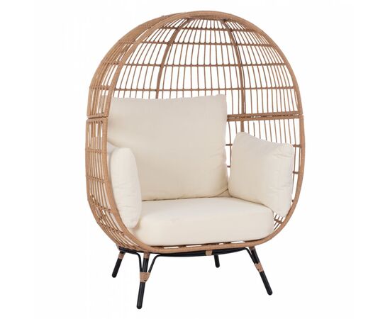 ΠΟΛΥΘΡΟΝΑ ΦΩΛΙΑ ALLEGRA HM5764 ΜΕ WICKER ΣΕ ΜΠΕΖ ΑΠΟΧΡΩΣΗ 110x85x148 εκ. - ΚΑΡΕΚΛΕΣ - ΠΟΛΥΘΡΟΝΕΣ στο Milonadakis.gr