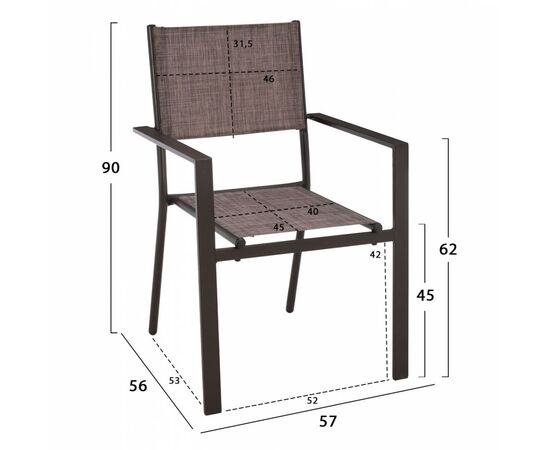 ΣΕΤ ΤΡΑΠΕΖΑΡΙΑ 7 ΤΜΧ ΤΡΑΠΕΖΙ BRUNO 150X90 & ΠΟΛΥΘΡΟΝΕΣ TEXTILINE ΚΑΦΕ HM11485 - ΣΕΤ ΤΡΑΠΕΖΑΡΙΕΣ στο Milonadakis.gr