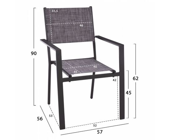 ΣΕΤ ΤΡΑΠΕΖΑΡΙΑ 7ΤΜΧ ΤΡΑΠΕΖΙ BRUNO 150X90 ΜΕ ΠΟΛΥΘΡΟΝΕΣ TEXTILINE ΓΚΡΙ HM11468 - ΣΕΤ ΤΡΑΠΕΖΑΡΙΕΣ στο Milonadakis.gr