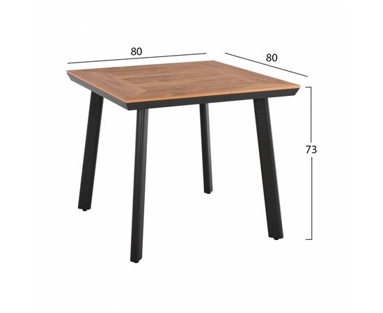 ΣΕΤ ΤΡΑΠΕΖΑΡΙΑΣ 3ΤΜΧ ΤΡΑΠΕΖΙ ΑΝΘΡΑΚΙ 80x80 ΚΑΙ ΠΟΛΥΘΡΟΝΑ ΜΕ ΣΧΟΙΝΙ HM11537.02 - ΣΕΤ ΤΡΑΠΕΖΑΡΙΕΣ στο Milonadakis.gr
