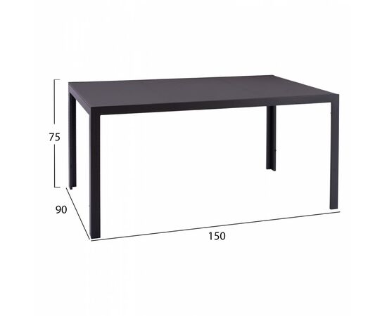 ΣΕΤ ΤΡΑΠΕΖΑΡΙΑΣ 7 ΤΜΧ ΤΡΑΠΕΖΙ ΓΚΡΙ 150X90 ΚΑΙ ΠΟΛΥΘΡΟΝΑ ΜΕ ΜΑΞΙΛΑΡΙ ΓΚΡΙ HM11521.01 - ΣΕΤ ΤΡΑΠΕΖΑΡΙΕΣ στο Milonadakis.gr