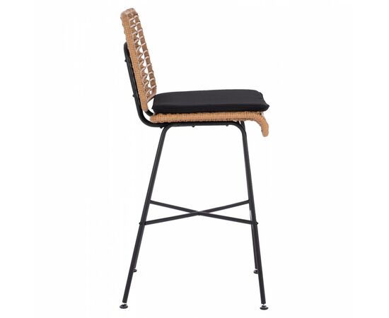 ΣΚΑΜΠΟ ΜΕΤΑΛΛΙΚΟ EDDIE ΜΕ ΜΑΞΙΛΑΡΙ HM5708 ΜΕ WICKER ΜΠΕΖ 45Χ46.5Χ115Υ εκ. - ΣΚΑΜΠΩ στο Milonadakis.gr