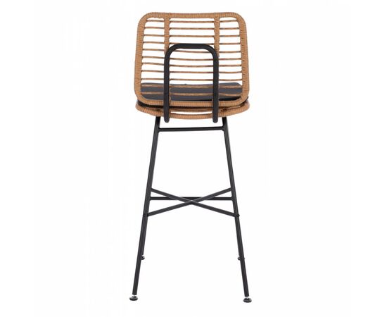 ΣΚΑΜΠΟ ΜΕΤΑΛΛΙΚΟ EDDIE ΜΕ ΜΑΞΙΛΑΡΙ HM5708 ΜΕ WICKER ΜΠΕΖ 45Χ46.5Χ115Υ εκ. - ΣΚΑΜΠΩ στο Milonadakis.gr