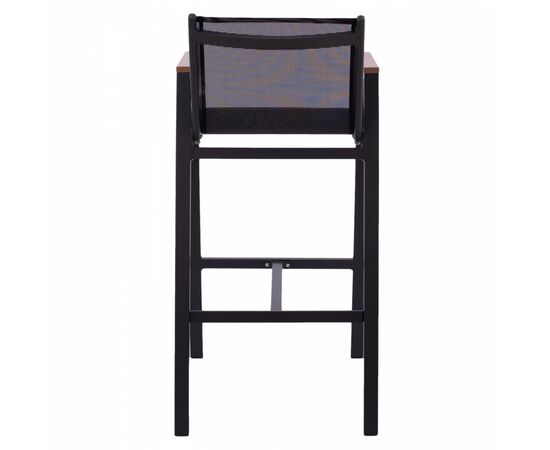 ΣΚΑΜΠΟ ΜΠΑΡ ΑΛΟΥΜΙΝΙΟΥ ΑΝΘΡΑΚΙ ΜΕ POLYWOOD 52 x 58 x 108 εκ. HM5790.02 - ΣΚΑΜΠΩ στο Milonadakis.gr