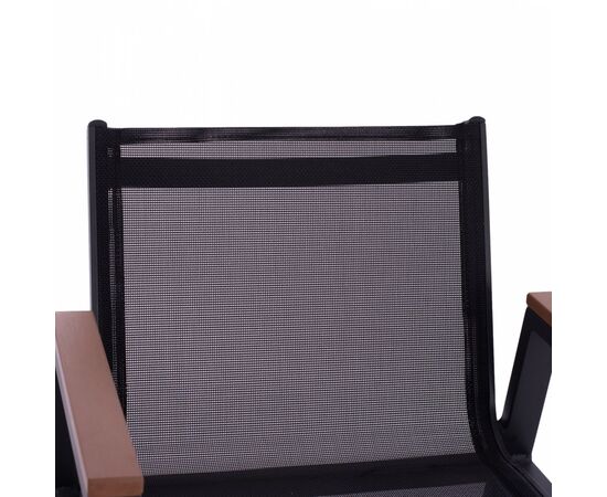 ΣΚΑΜΠΟ ΜΠΑΡ ΑΛΟΥΜΙΝΙΟΥ ΑΝΘΡΑΚΙ ΜΕ POLYWOOD 52 x 58 x 108 εκ. HM5790.02 - ΣΚΑΜΠΩ στο Milonadakis.gr