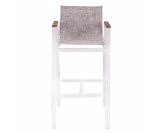 ΣΚΑΜΠΟ ΜΠΑΡ ΑΛΟΥΜΙΝΙΟΥ ΛΕΥΚΟ ΜΕ POLYWOOD 52 x 58 x 108 εκ. HM5790.01 - ΣΚΑΜΠΩ στο Milonadakis.gr