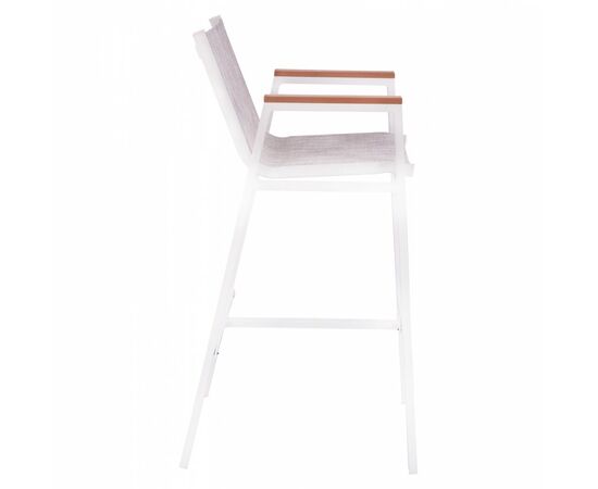 ΣΚΑΜΠΟ ΜΠΑΡ ΑΛΟΥΜΙΝΙΟΥ ΛΕΥΚΟ ΜΕ POLYWOOD 52 x 58 x 108 εκ. HM5790.01 - ΣΚΑΜΠΩ στο Milonadakis.gr
