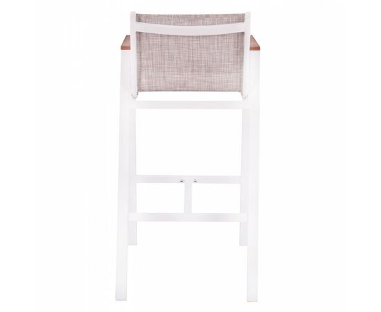 ΣΚΑΜΠΟ ΜΠΑΡ ΑΛΟΥΜΙΝΙΟΥ ΛΕΥΚΟ ΜΕ POLYWOOD 52 x 58 x 108 εκ. HM5790.01 - ΣΚΑΜΠΩ στο Milonadakis.gr