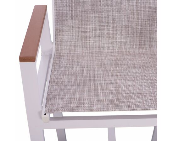 ΣΚΑΜΠΟ ΜΠΑΡ ΑΛΟΥΜΙΝΙΟΥ ΛΕΥΚΟ ΜΕ POLYWOOD 52 x 58 x 108 εκ. HM5790.01 - ΣΚΑΜΠΩ στο Milonadakis.gr