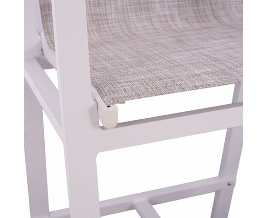 ΣΚΑΜΠΟ ΜΠΑΡ ΑΛΟΥΜΙΝΙΟΥ ΛΕΥΚΟ ΜΕ POLYWOOD 52 x 58 x 108 εκ. HM5790.01 - ΣΚΑΜΠΩ στο Milonadakis.gr