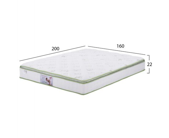 ΣΤΡΩΜΑ CONTINUOUS SPRING ΑΝΩΣΤΡΩΜΑ ALOE VERA 160X200 HM372.16 ΜΟΝΗΣ ΟΨΗΣ - CONTINUOUS SPRING στο Milonadakis.gr